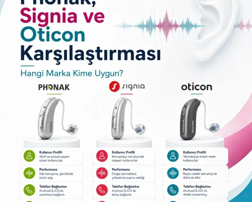 Phonak, Signia, Oticon İşitme Cihazları Karşılaştırması