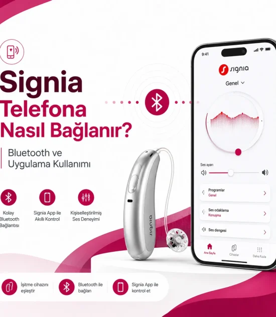 Signia İşitme Cihazı Telefona Nasıl Bağlanır? Bluetooth ve Uygulama Kullanımı