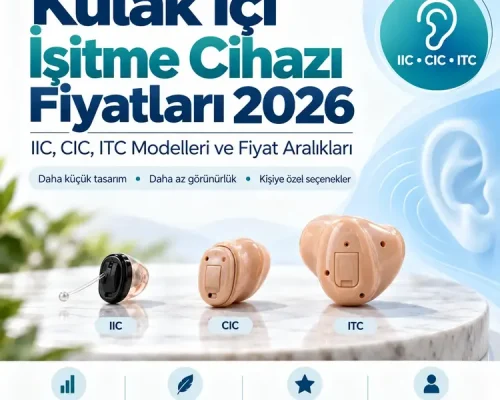 Kulak İçi İşitme Cihazı Fiyatları 2026 – IIC, CIC, ITC Modelleri ve Fiyat Aralıkları