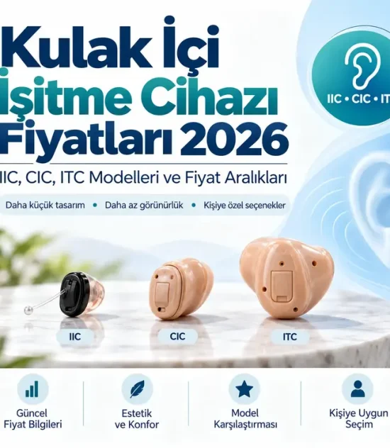 Kulak İçi İşitme Cihazı Fiyatları 2026 – IIC, CIC, ITC Modelleri ve Fiyat Aralıkları