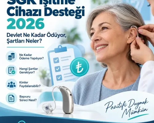 SGK İşitme Cihazı Desteği 2026 – Devlet Ne Kadar Ödüyor, Şartları Neler?